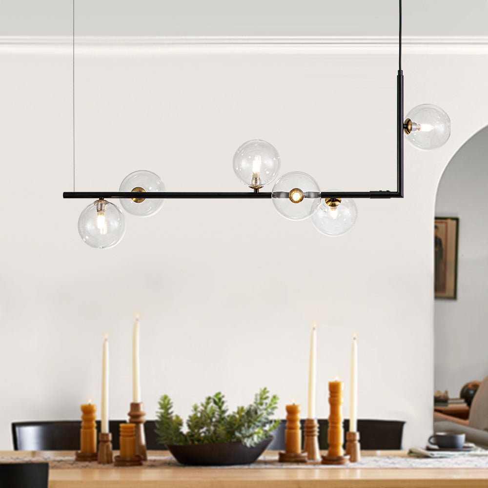 Blikuli Modern Linear Glass Pendant Light