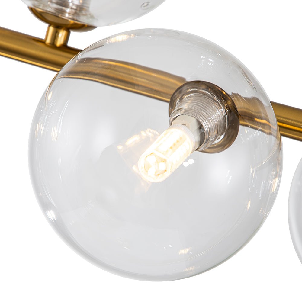 Blikuli Modern Linear Glass Pendant Light