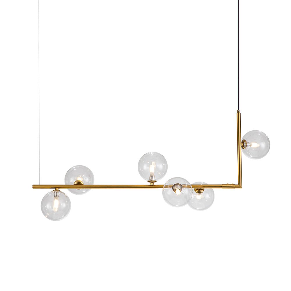 Blikuli Modern Linear Glass Pendant Light