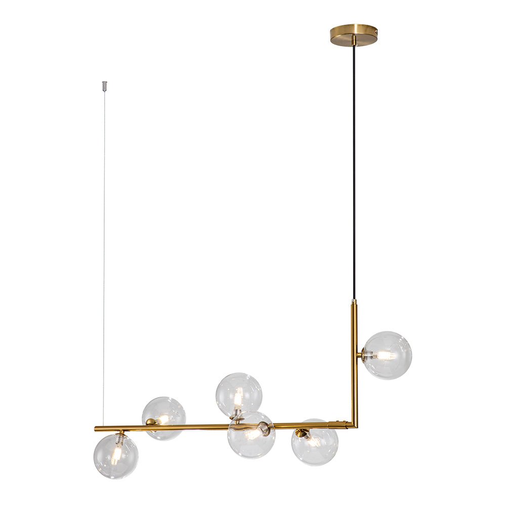 Blikuli Modern Linear Glass Pendant Light