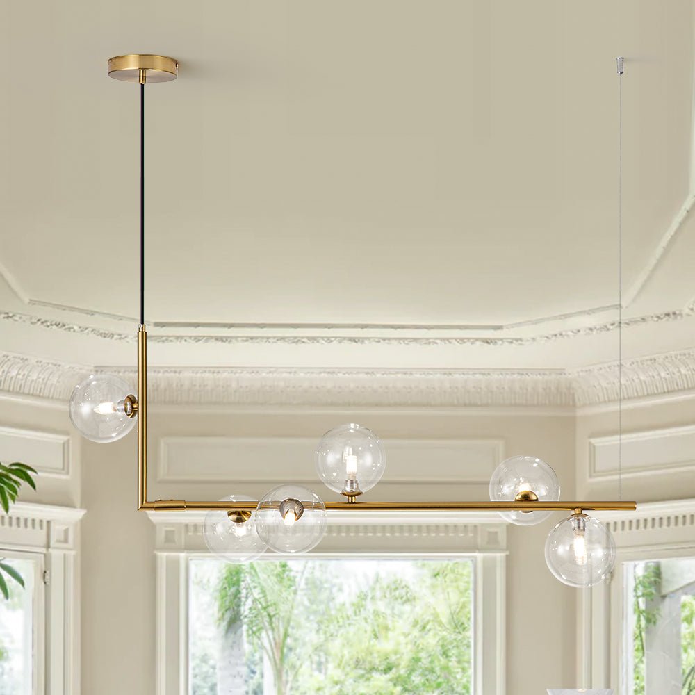 Blikuli Modern Linear Glass Pendant Light