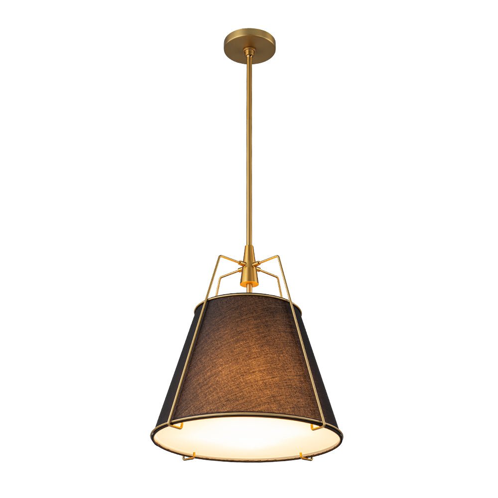 Seriva Modern Fabric Cage Pendant Light