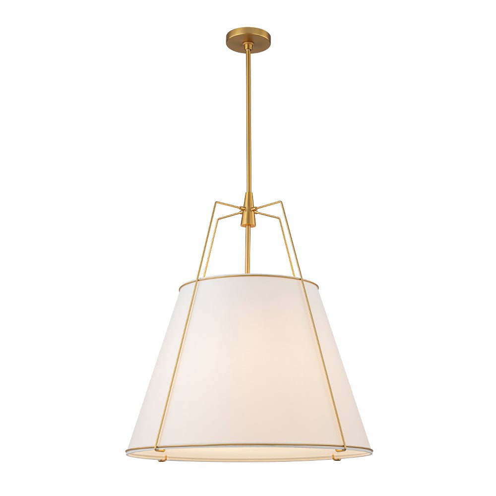 Seriva Modern Fabric Cage Pendant Light