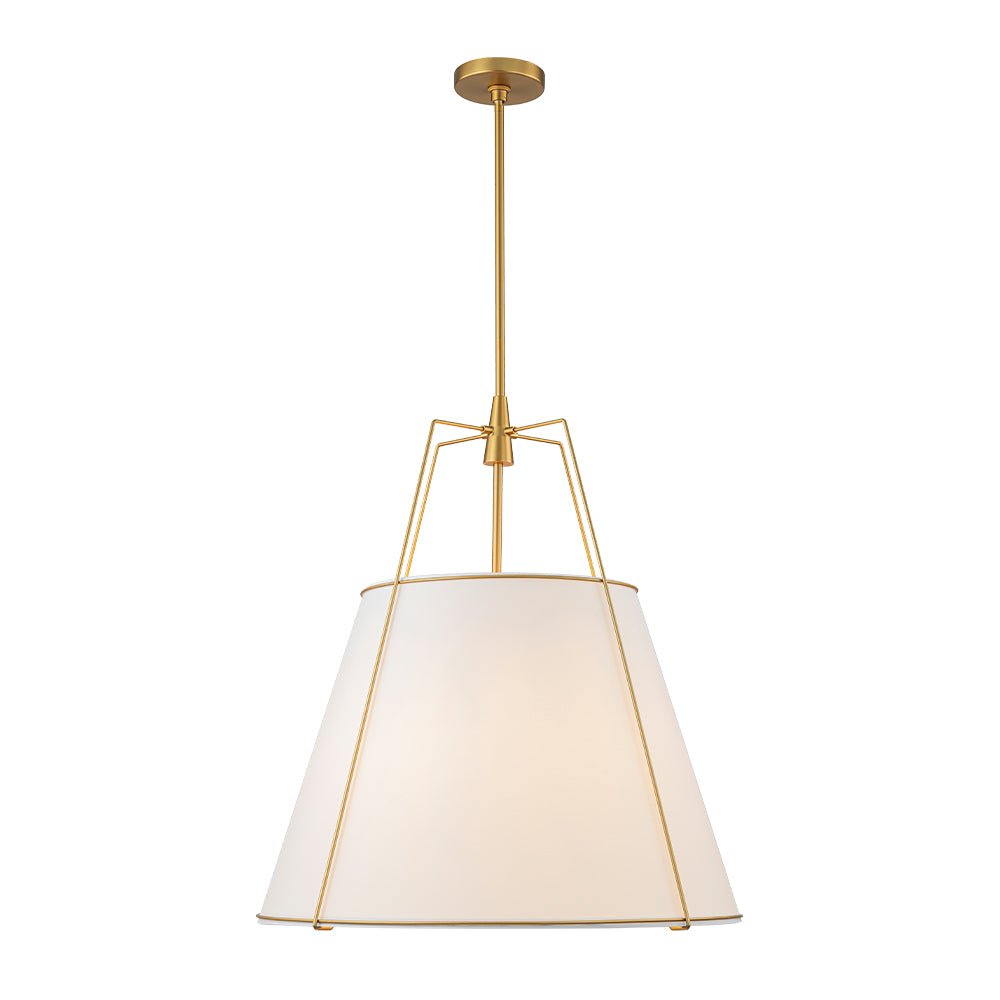 Seriva Modern Fabric Cage Pendant Light