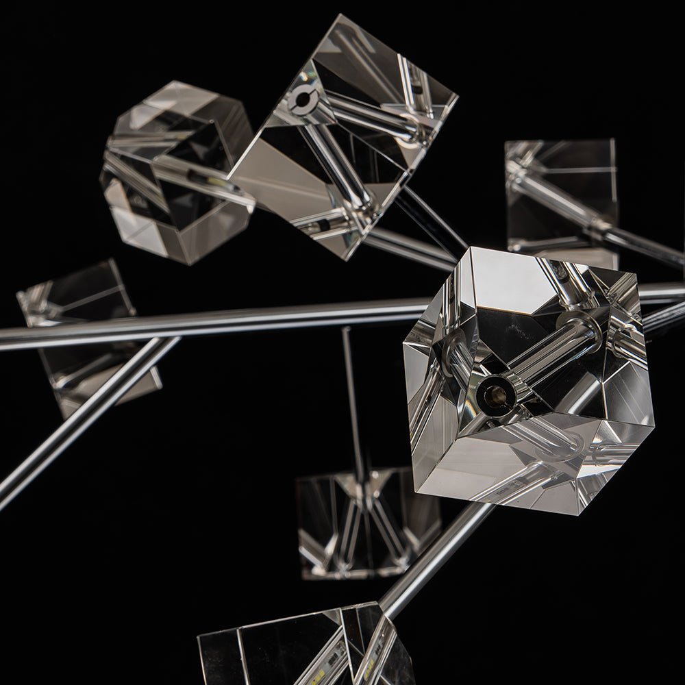 Plotuvox Modern Mid-century Glam Branch Sputnik Crystal Chandelier