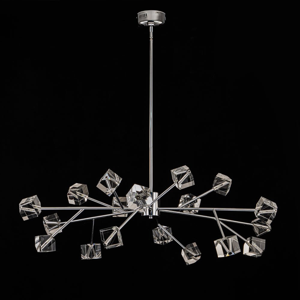 Plotuvox Modern Mid-century Glam Branch Sputnik Crystal Chandelier