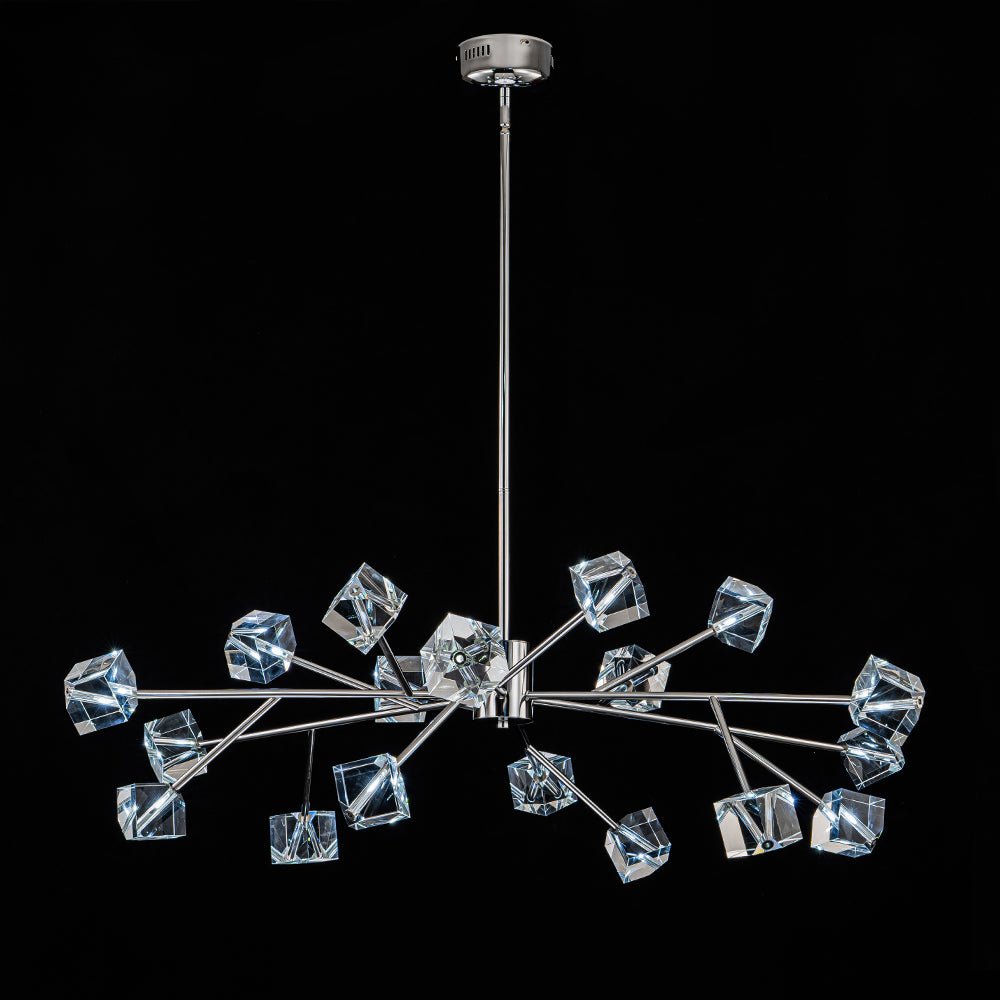 Plotuvox Modern Mid-century Glam Branch Sputnik Crystal Chandelier