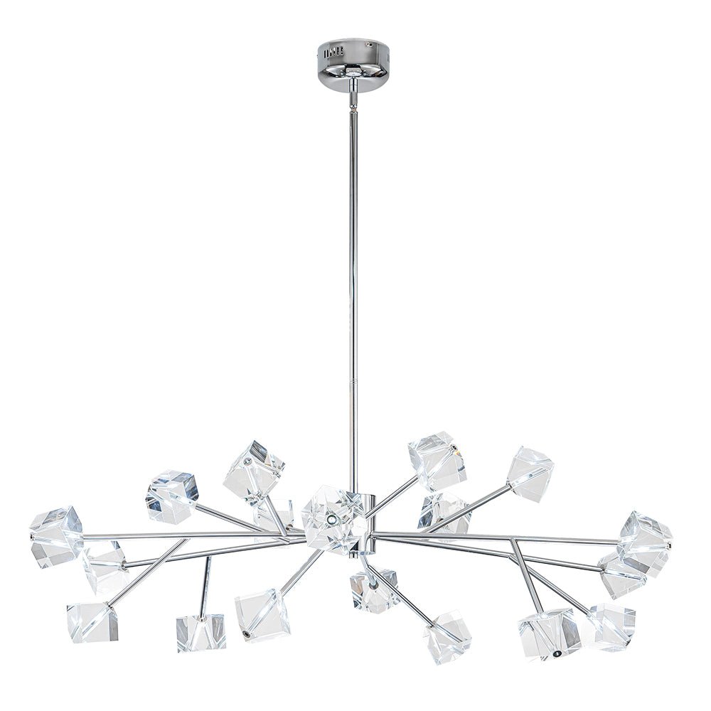 Plotuvox Modern Mid-century Glam Branch Sputnik Crystal Chandelier
