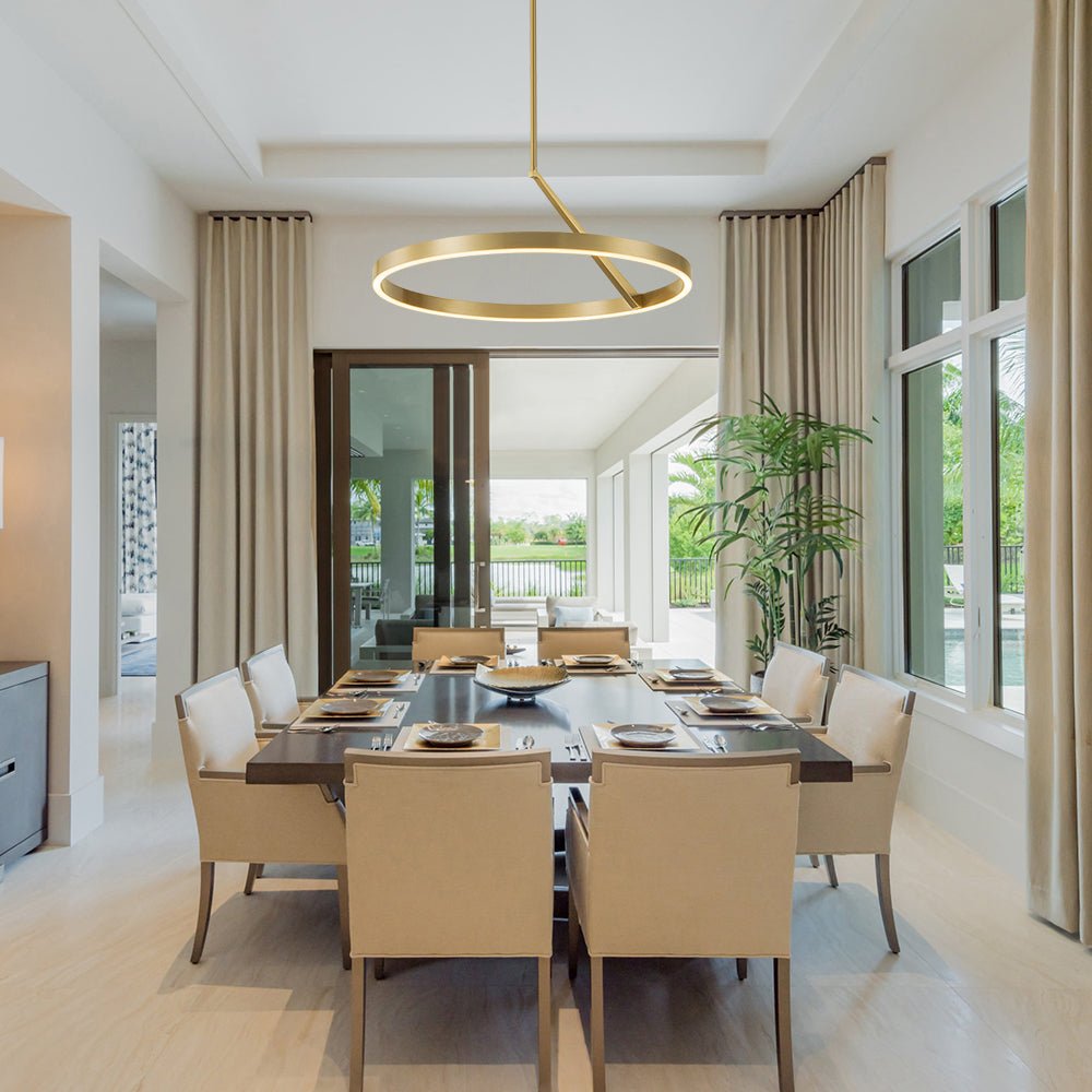 Ildvaka Modern Minimalist Dimmable LED Metal Pendant Light