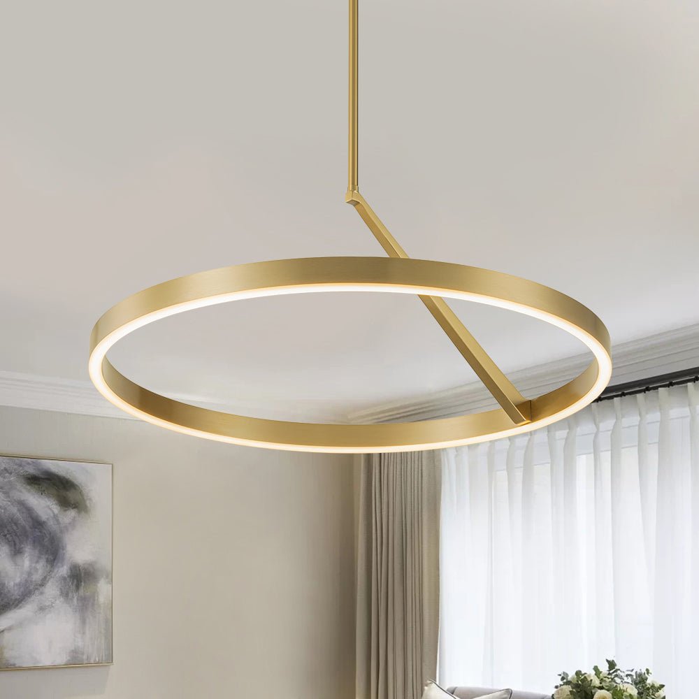 Ildvaka Modern Minimalist Dimmable LED Metal Pendant Light