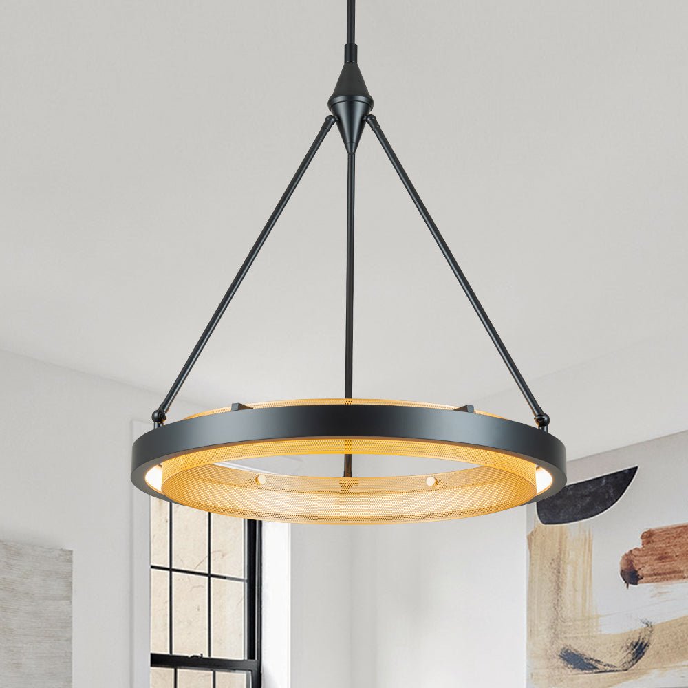 Aevitern Modern Minimalist Circular Metal Pendant Light