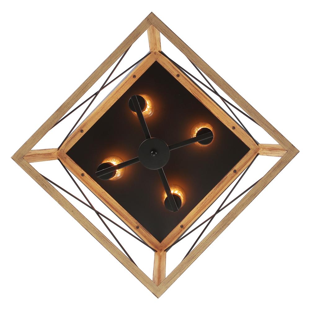 Eolius Modern Rustic Lantern Metal Chandelier