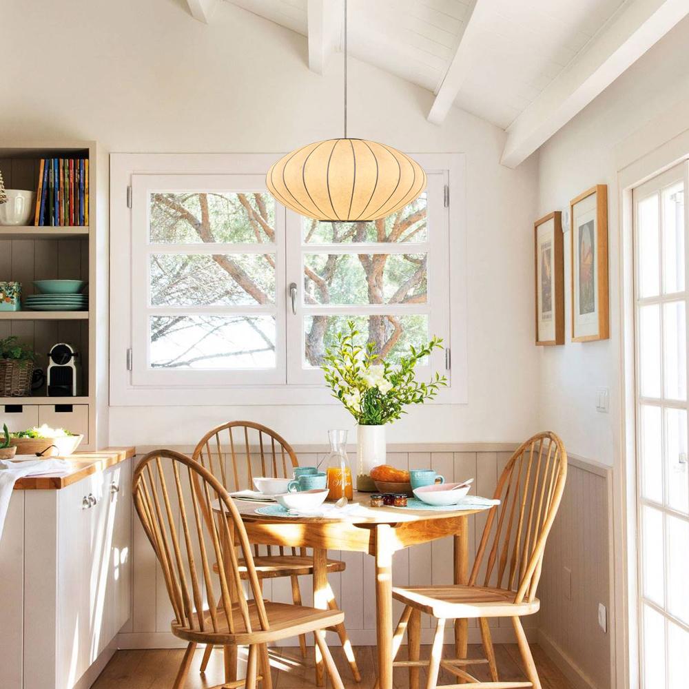 Mjolnir Single Modern Fabric Pendant Light