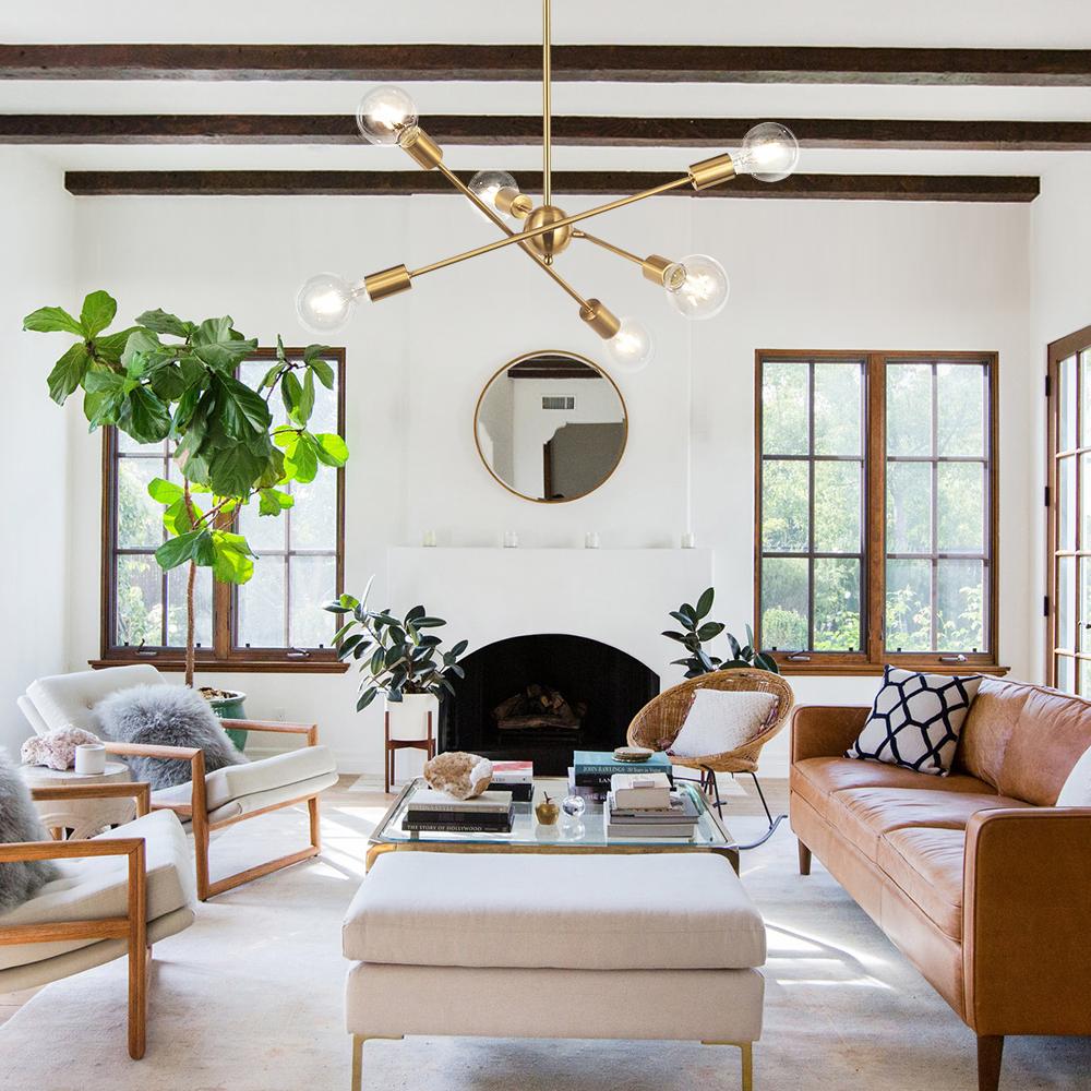 Varde Modern Sputnik Metal Chandelier