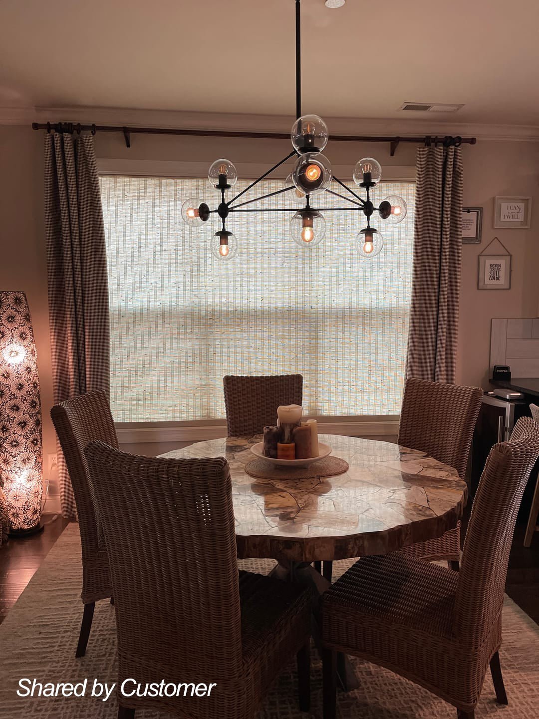 Kvennlig Modern Statement Geometric Metal Chandelier