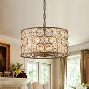 Kvennuvix Moroccan Glam Vintage Crystal Lantern Pendant