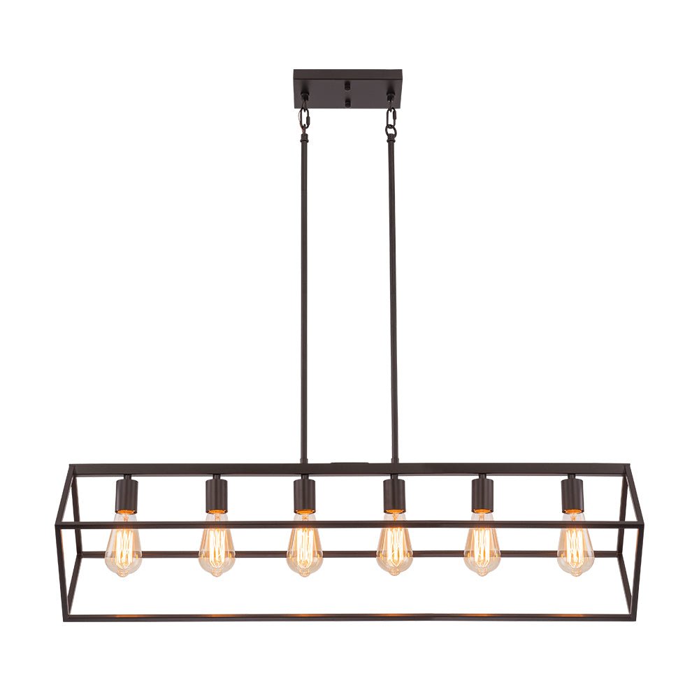 Ljomuvo Oil Rubbed Bronze Geometric Metal Chandelier