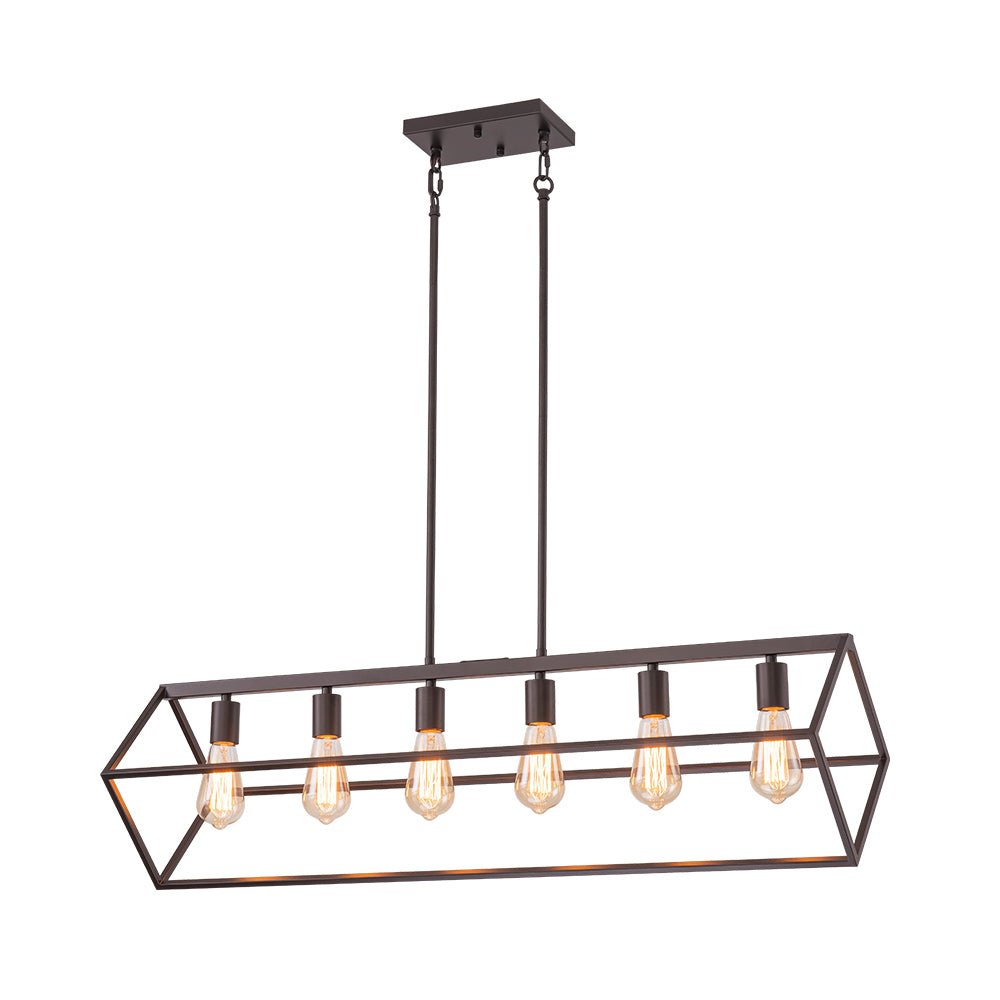 Ljomuvo Oil Rubbed Bronze Geometric Metal Chandelier
