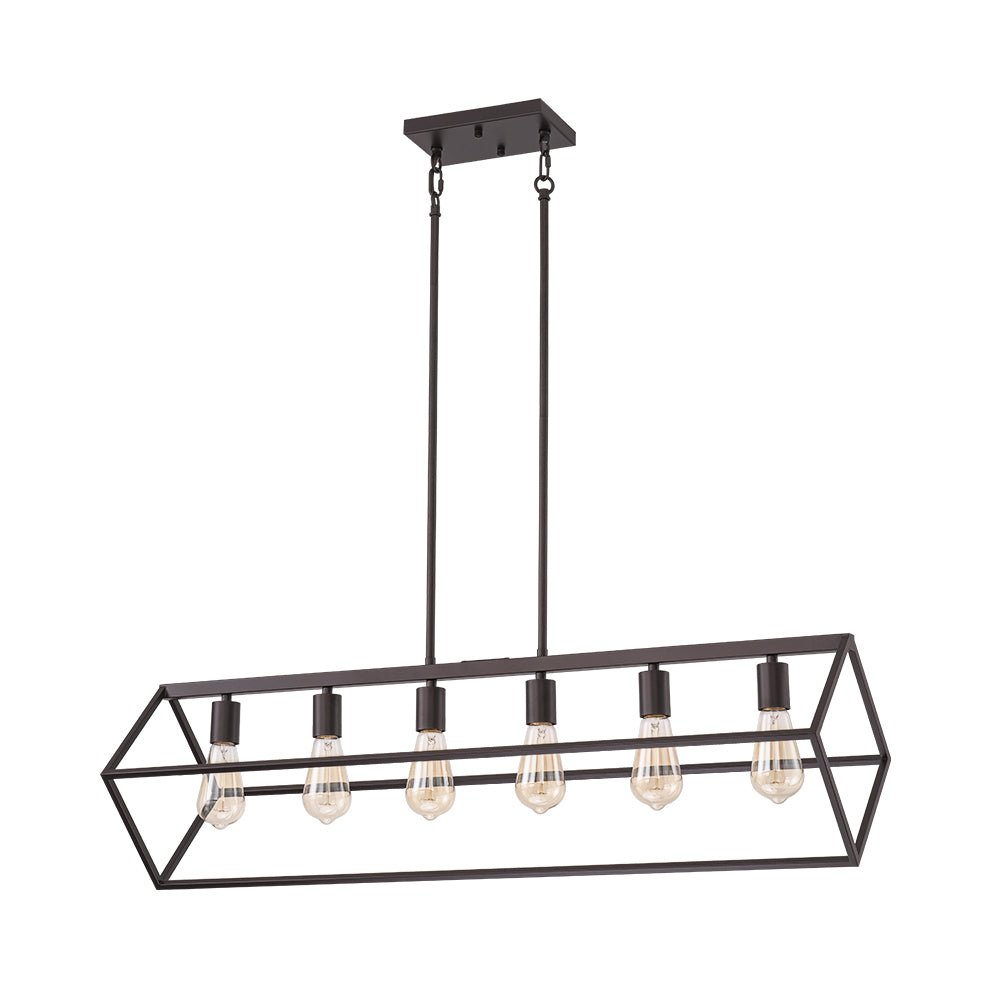 Ljomuvo Oil Rubbed Bronze Geometric Metal Chandelier