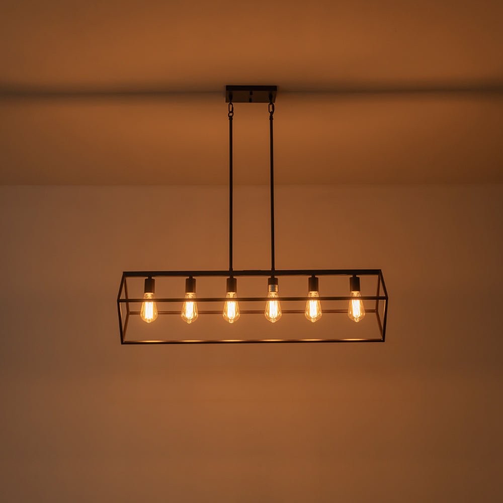 Ljomuvo Oil Rubbed Bronze Geometric Metal Chandelier