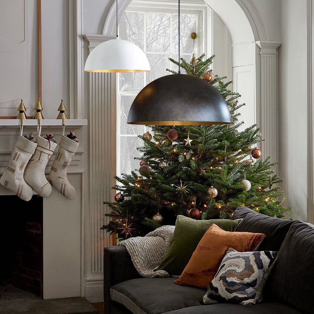 Aevum Modern Metal Dome Pendant Light