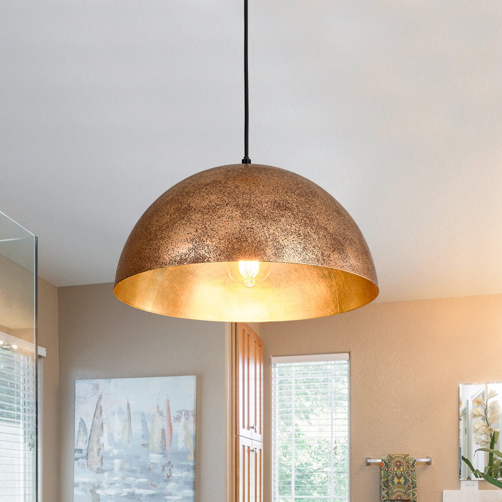 Aevum Modern Metal Dome Pendant Light