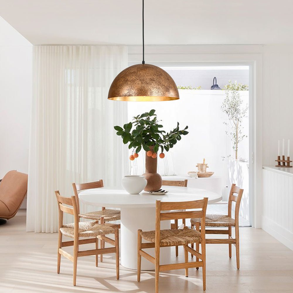 Aevum Modern Metal Dome Pendant Light