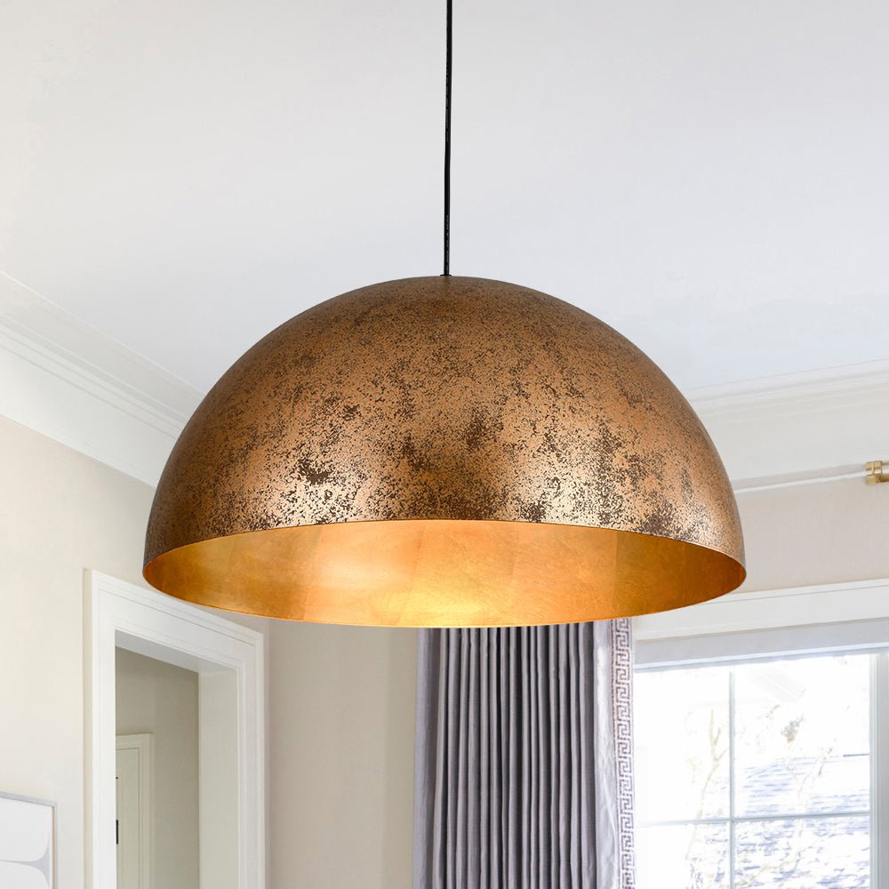 Aevum Modern Metal Dome Pendant Light