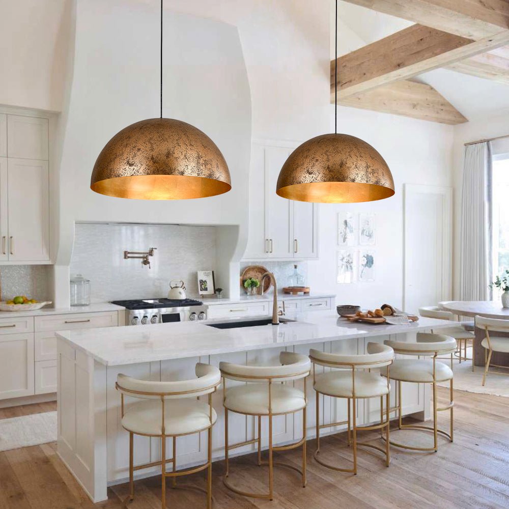 Aevum Modern Metal Dome Pendant Light