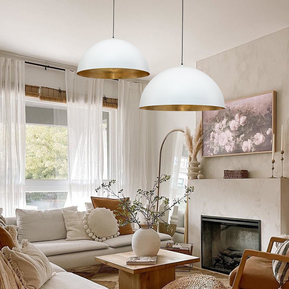 Aevum Modern Metal Dome Pendant Light