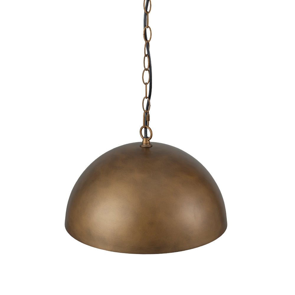 Yrvari Oversized Vintage Bronze Metal Pendant Light