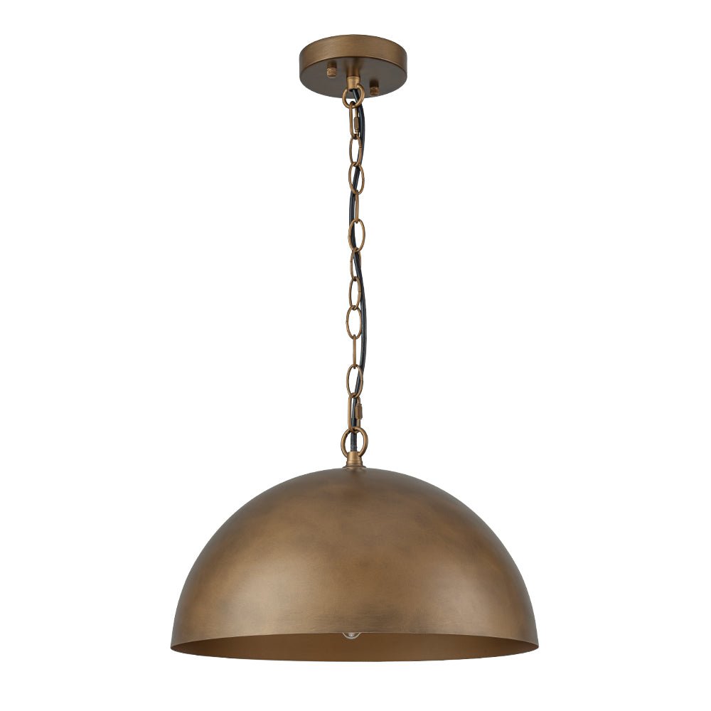Yrvari Oversized Vintage Bronze Metal Pendant Light