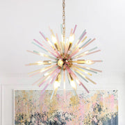 Vatnuli Colorful Sunburst Metal Chandelier