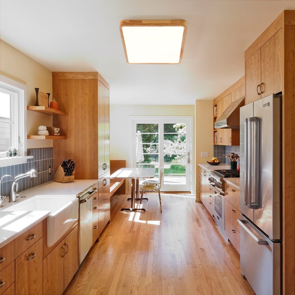 Kvennuli Minimalist LED Metal Flush Mount Ceiling Light