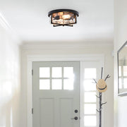 Ildror Modern Hammered Glass Ceiling Light