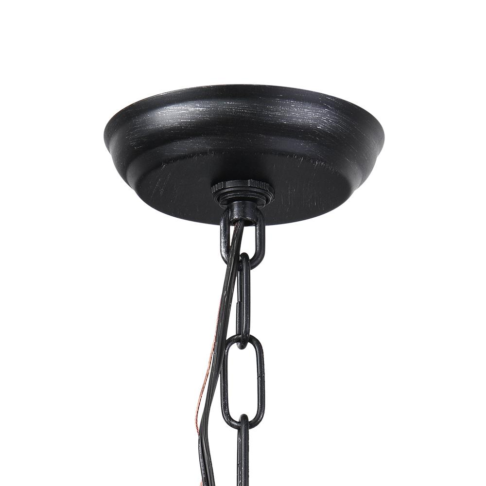 Xenonlux Rustic Square Wood Pendant Light