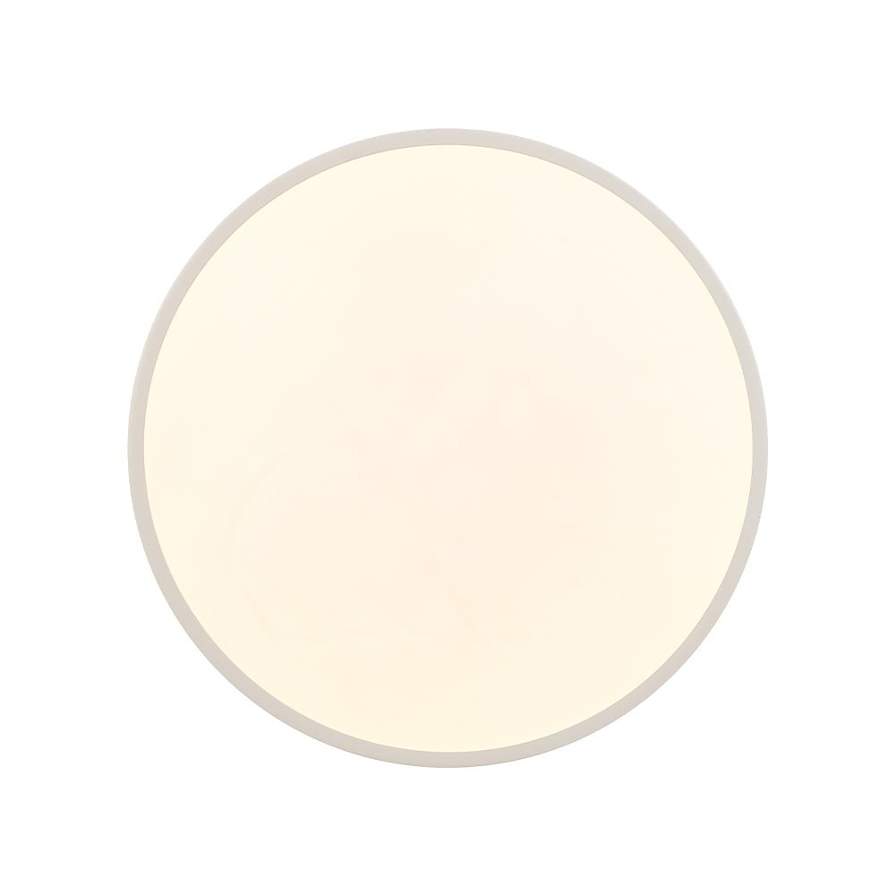 Fljota Scandinavian Brass LED Metal Semi Flush Light