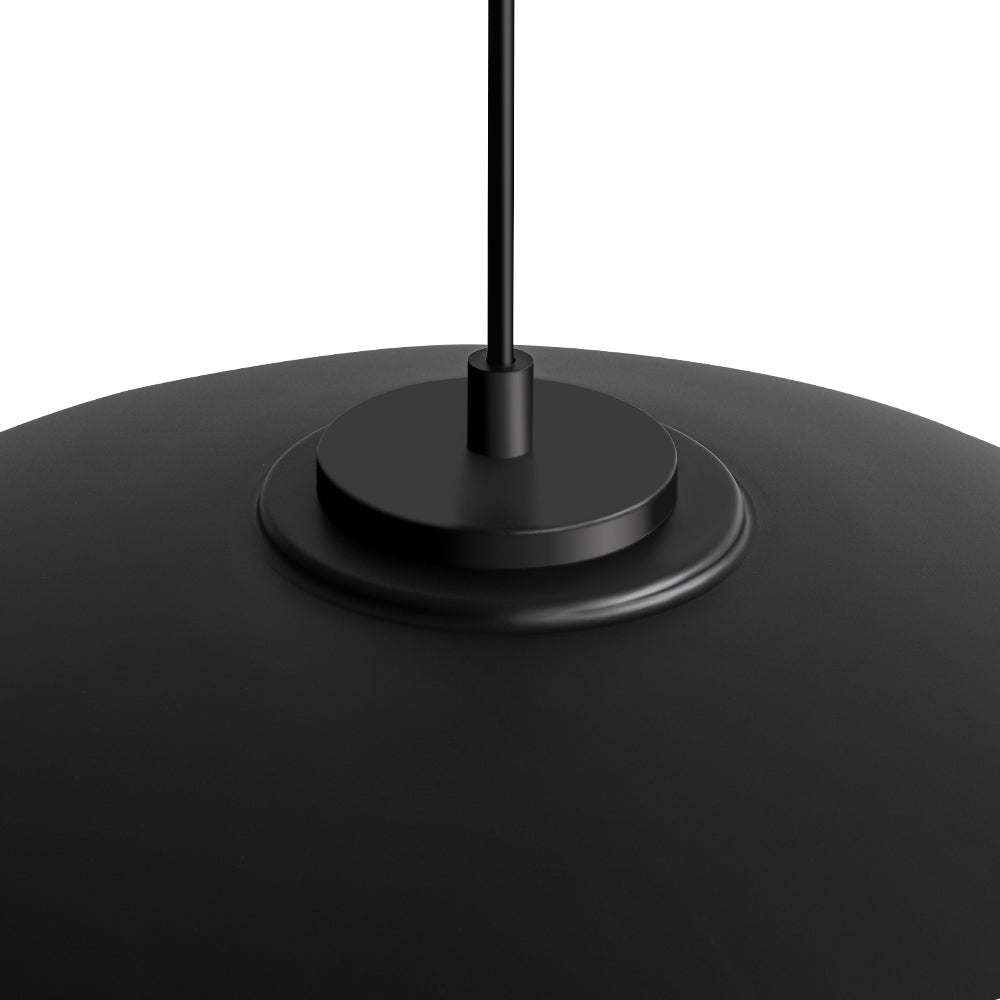 Sifuva Scandinavian Retro Oversized Black Gold Metal Pendant