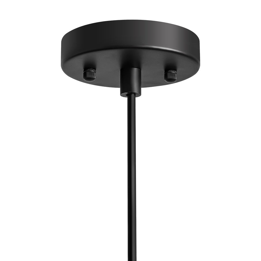Sifuva Scandinavian Retro Oversized Black Gold Metal Pendant