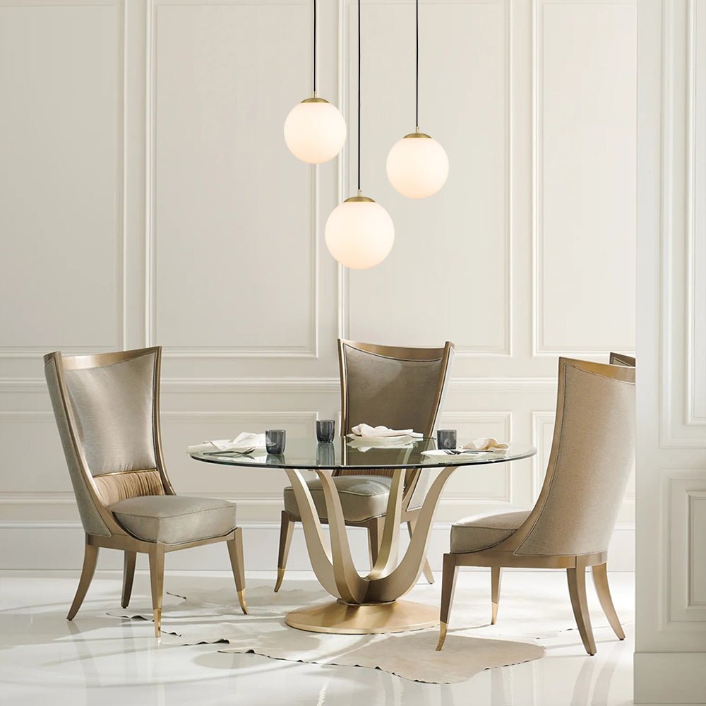 Xenuvox Simple Globe Glass Pendant - Lamp Copper