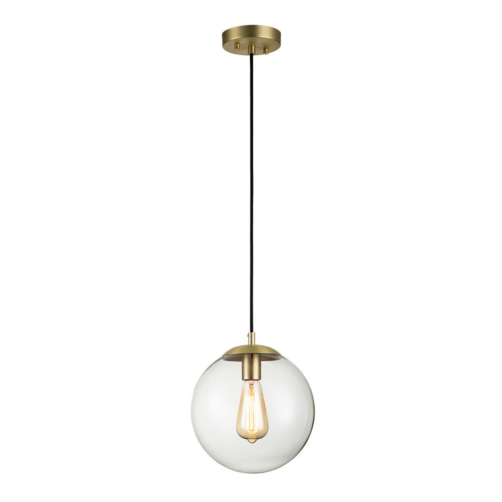 Xenuvox Simple Globe Glass Pendant - Lamp Copper