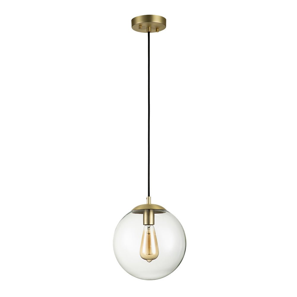 Xenuvox Simple Globe Glass Pendant - Lamp Copper