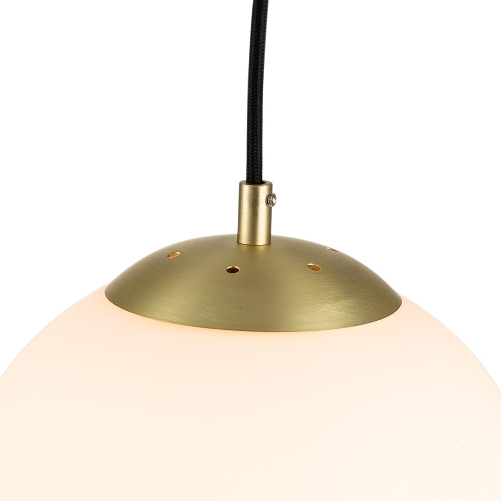Xenuvox Simple Globe Glass Pendant - Lamp Copper