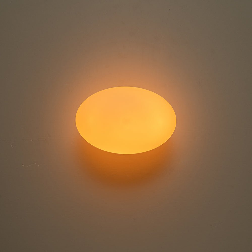 Kvennlig Simple Gold Frosted Glass Wall Light