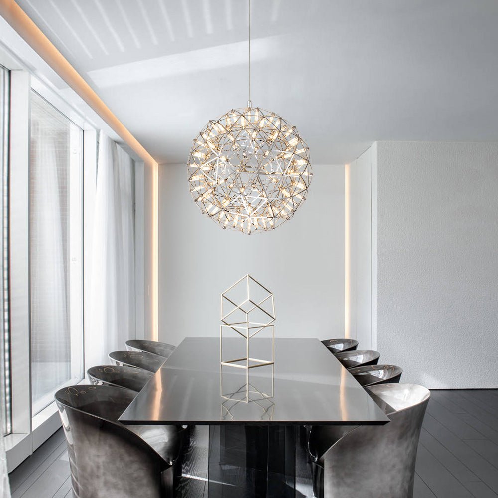 Raudur LED Spark Metal Chandelier