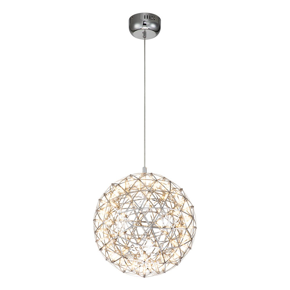 Raudur LED Spark Metal Chandelier