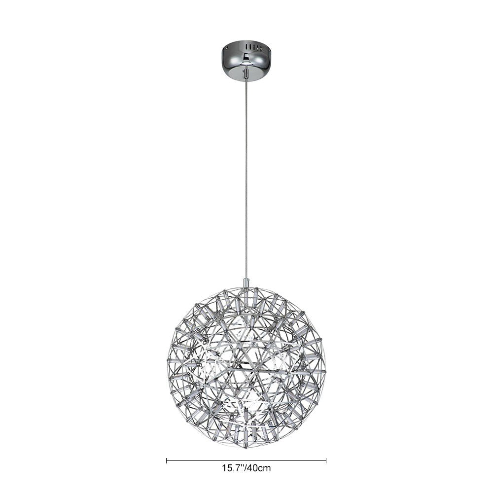 Raudur LED Spark Metal Chandelier