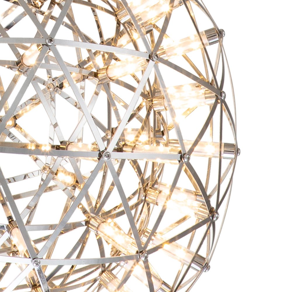 Raudur LED Spark Metal Chandelier