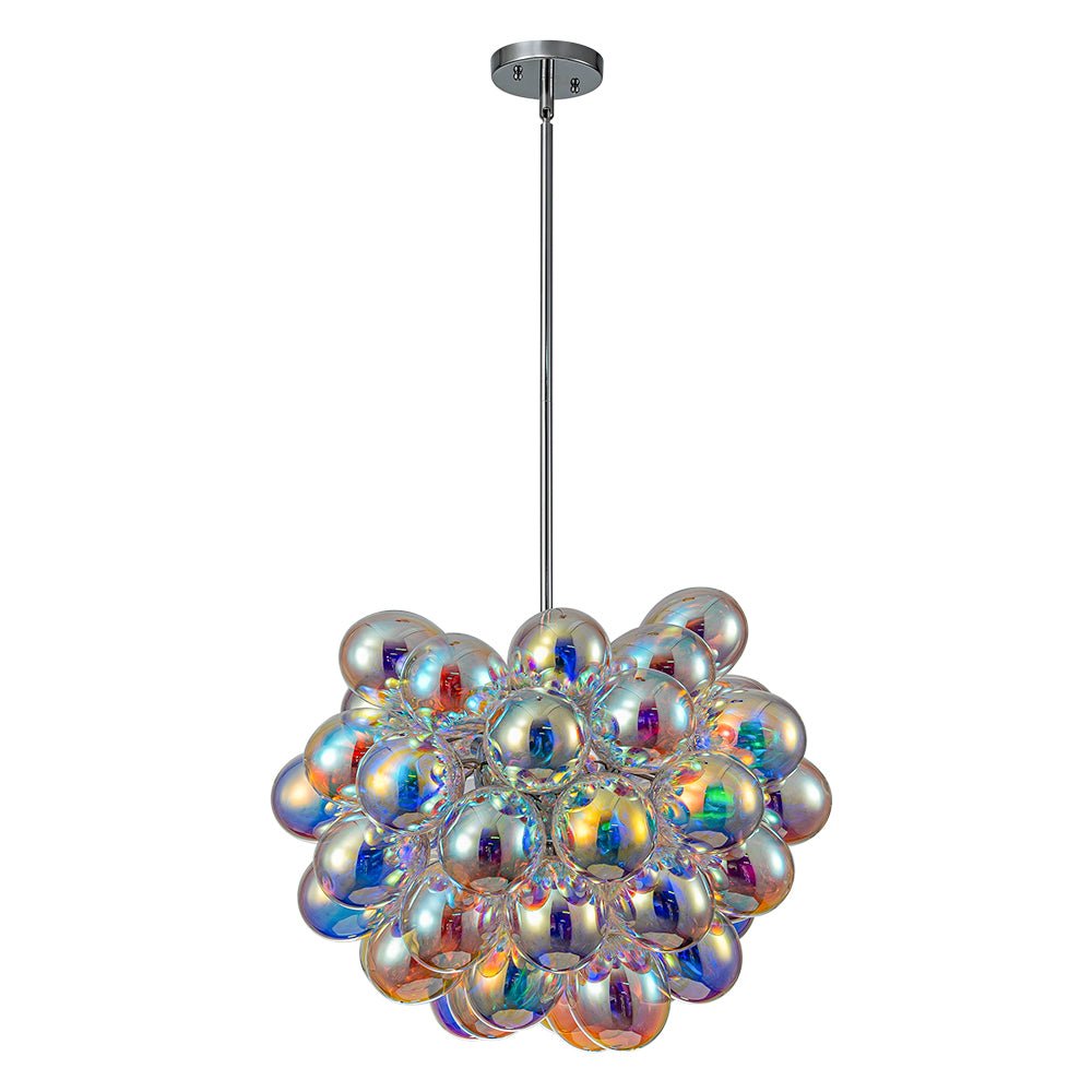 Aevuvya Stylish Bauhaus Cluster Stained Glass Chandelier
