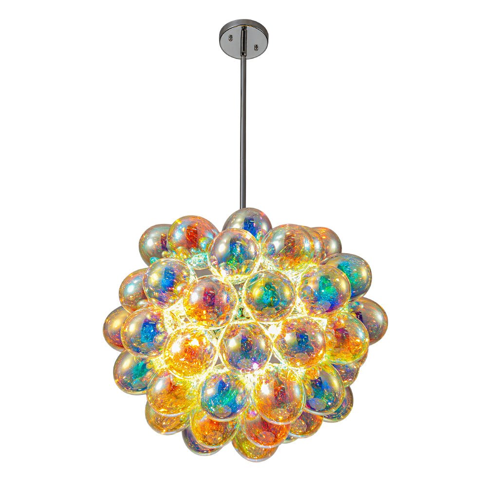 Aevuvya Stylish Bauhaus Cluster Stained Glass Chandelier